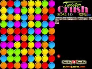 Twister crush: 免費 我的 臟 夾 遊戲 x 額定 視頻 電影 ae